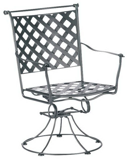  Maddox Swivel Rocker Dining Arm Chair 