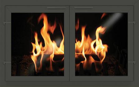  Normandy Eco-Tite Masonry Fireplace Doors 