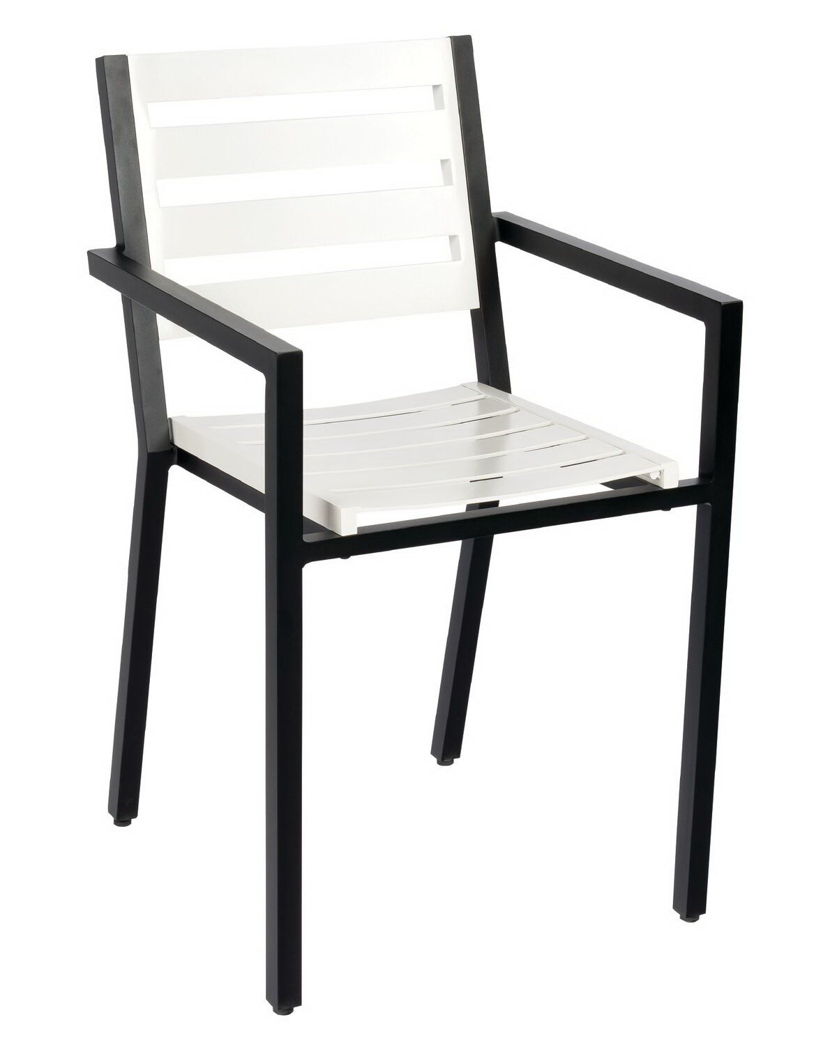  Palm Coast Slat Counter Stool With Arms 
