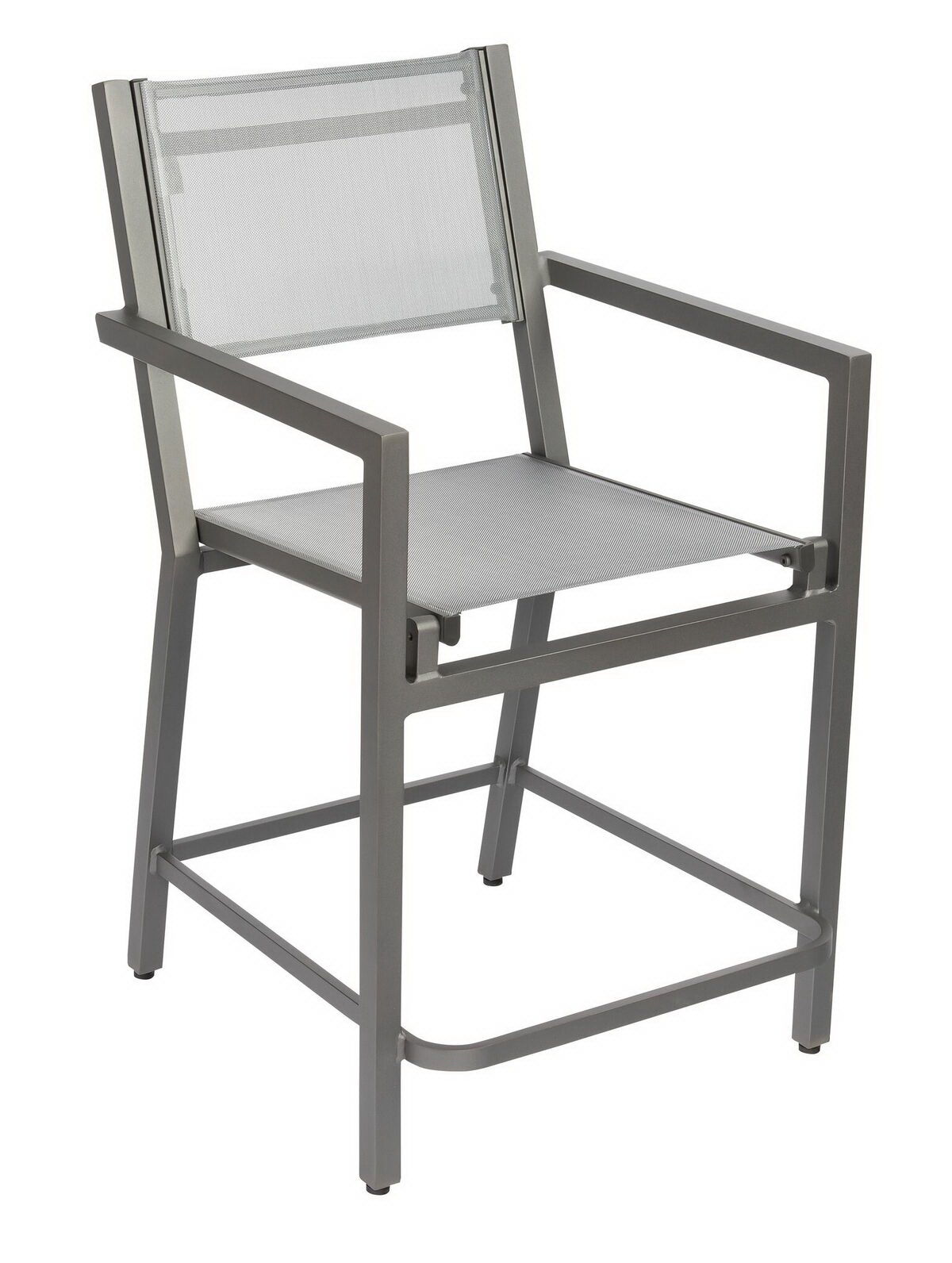  Palm Coast Sling Counter Stool With Arms 