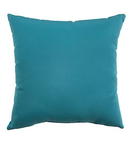  Peacock Blue Pillow 