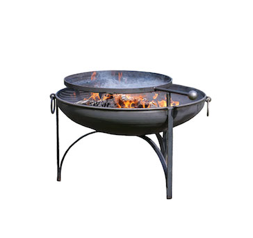  FIREPIT 32 PLAIN JANE WITH SWING ARM BBQ RACK 