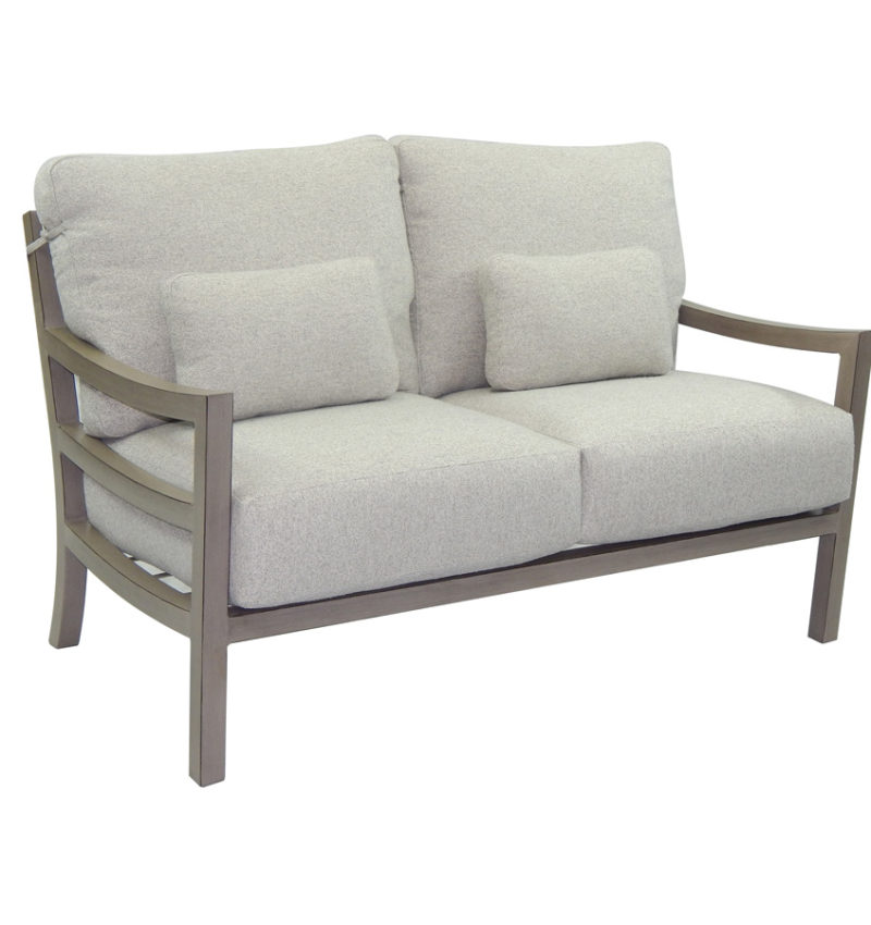  Roma Cushioned Lounge Loveseat 