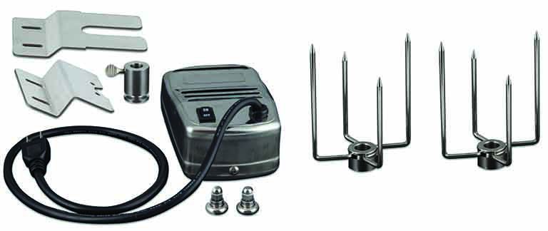  SABER STAINLESS ROTISSERIE KIT W/CASE 