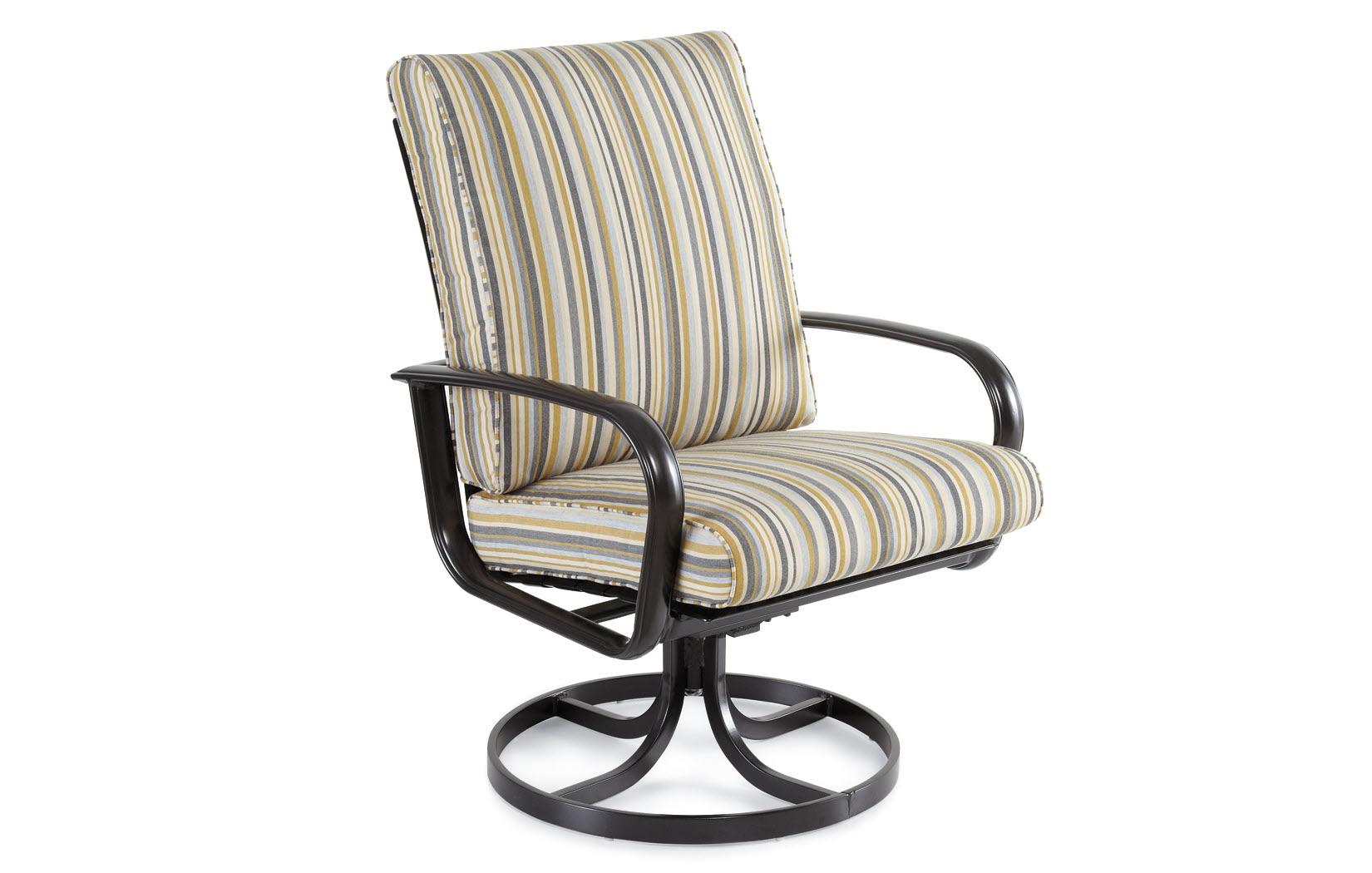  Savoy Cushion High Back Swivel Tilt Dining Chair 