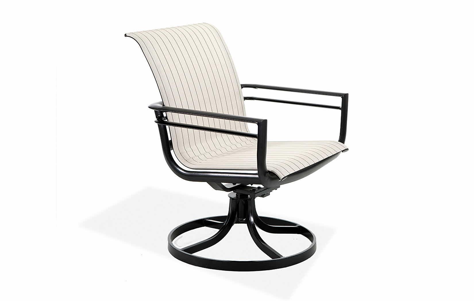  Southern Cay Sling Swivel Dining Chair 