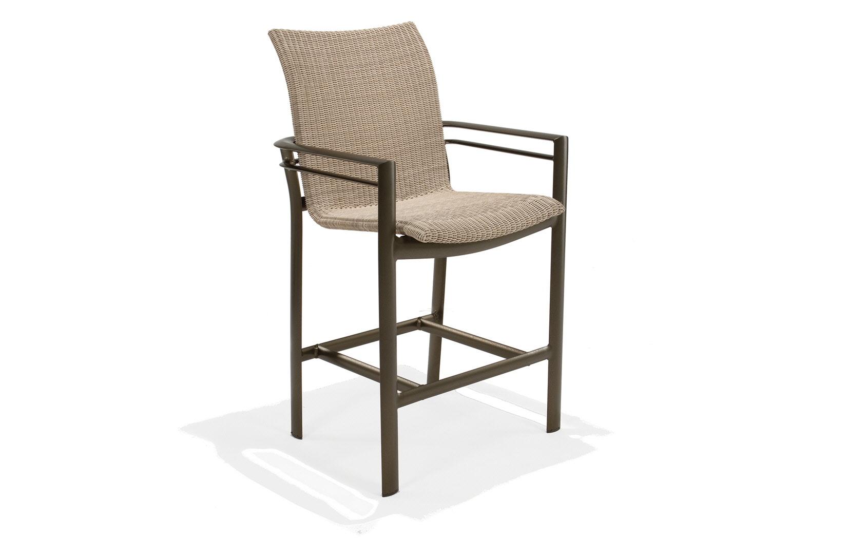  Southern Cay Woven Stationary Bar Stool 