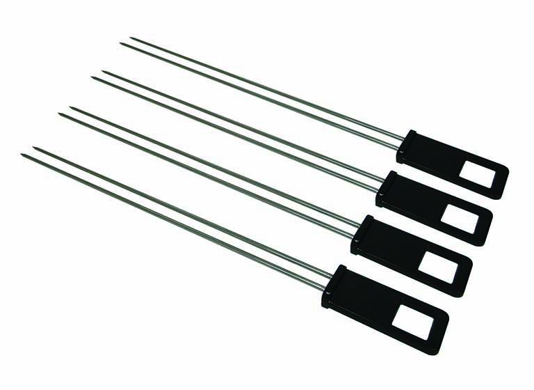  SABER STAINLESS DUAL SKEWERS 