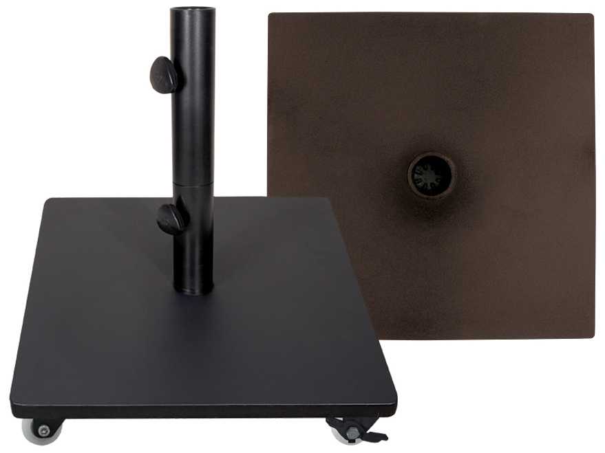  Steel Umbrella Bases w/ Casters by Treasure Garden 