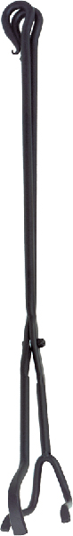  BLACK WROUGHT IRON TONG 29 LONG 