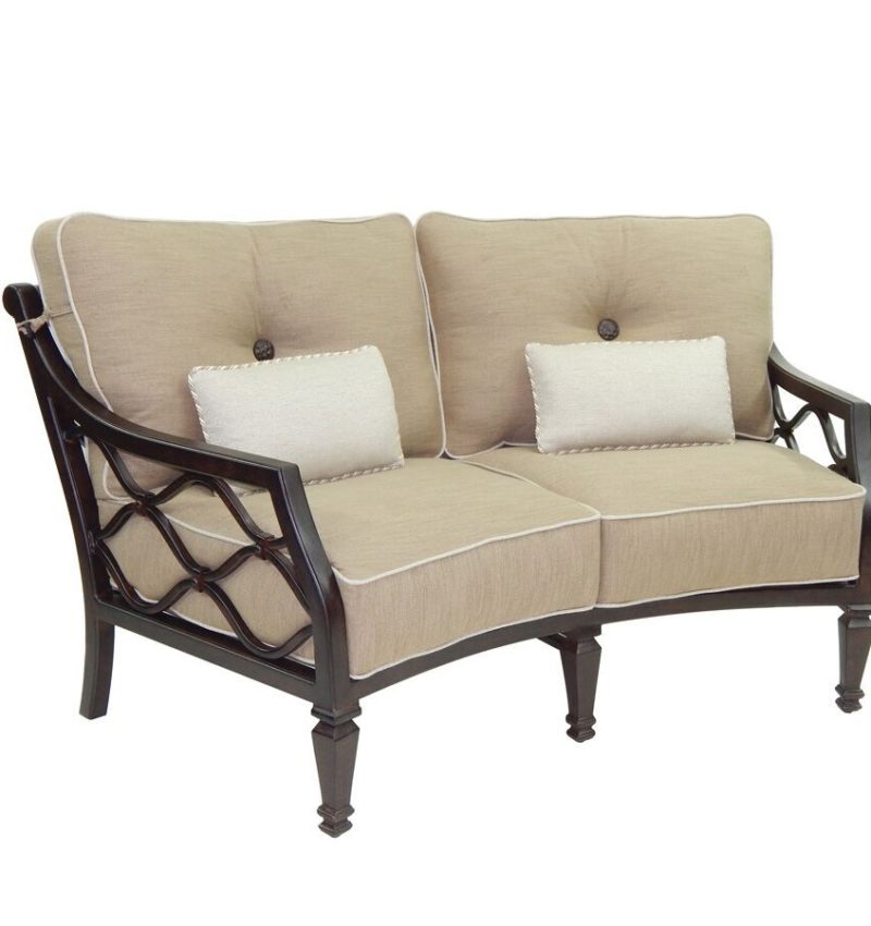  Villa Bianca Crescent Loveseat 