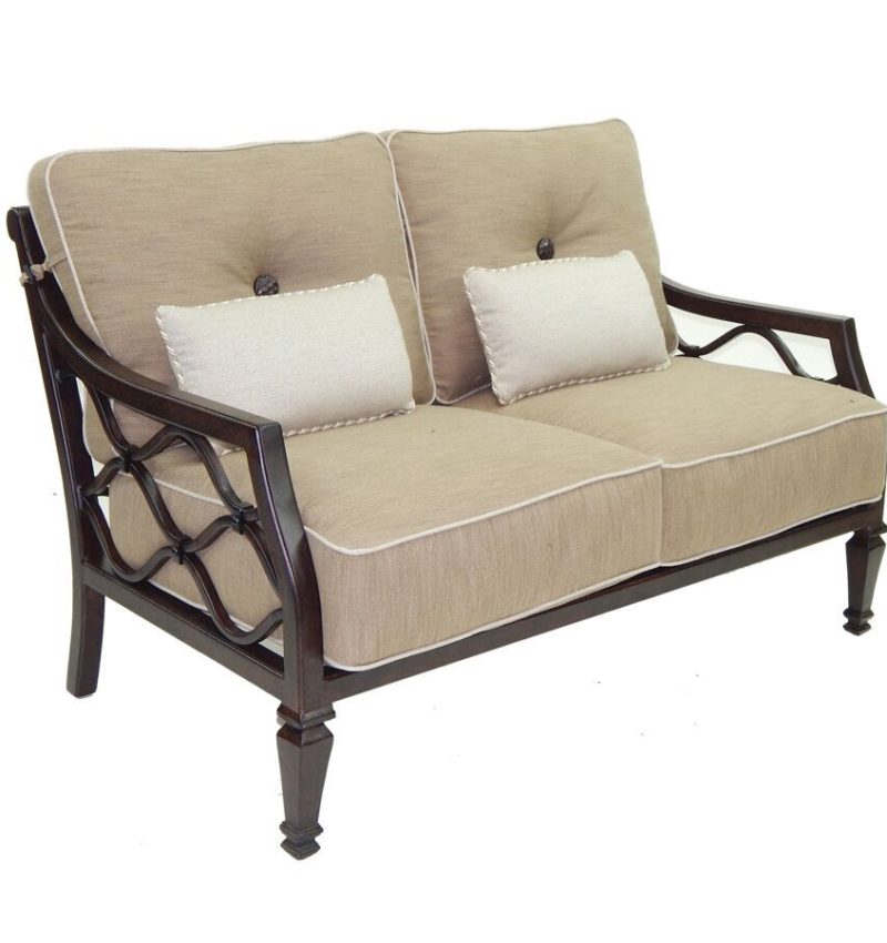  Villa Bianca Cushioned Loveseat 