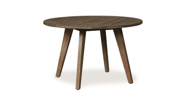  Wildwood Teak Umbrella Dining Table 