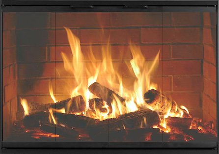  Z-Phantom Pre-Fabricated Fireplace Doors 