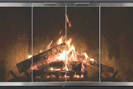  Z-Track Pre-Fabricated Fireplace Doors 