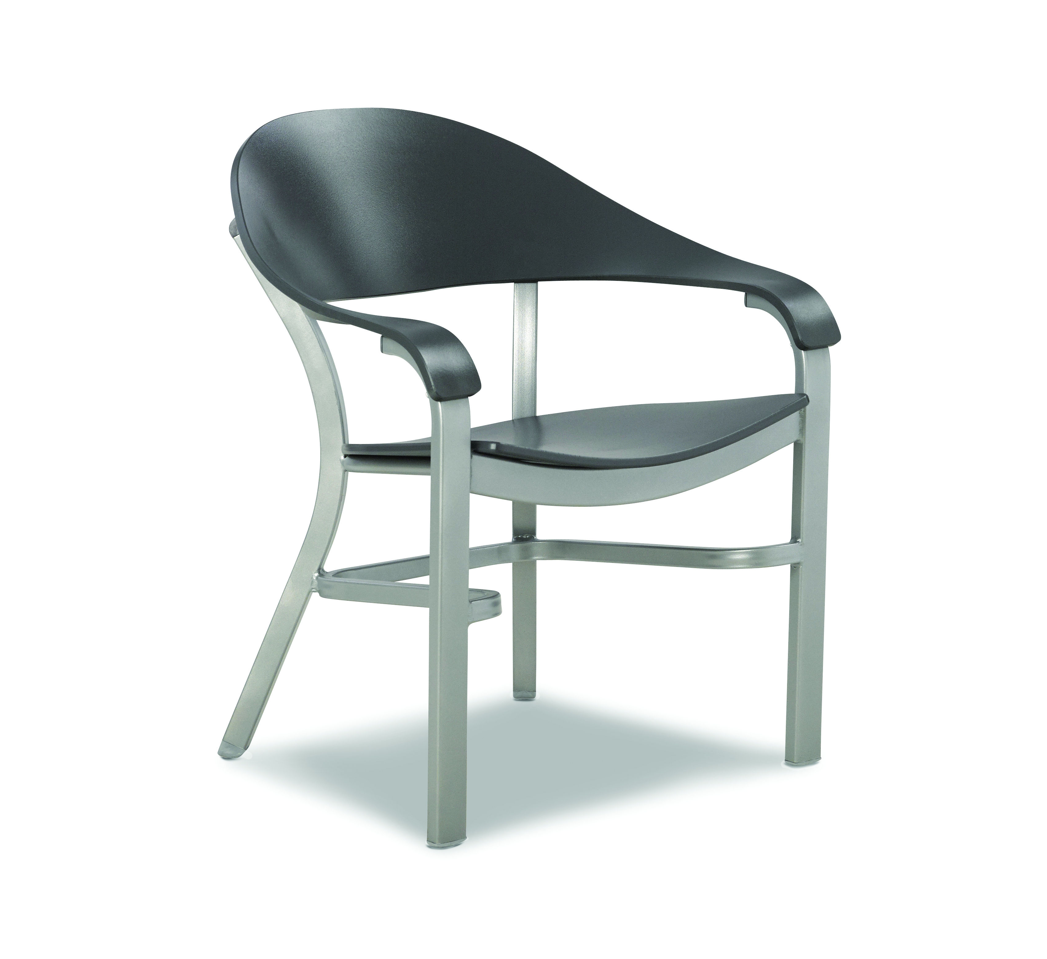 Telescope MGP/ Aluminum Dining Arm Chair by Telescope 