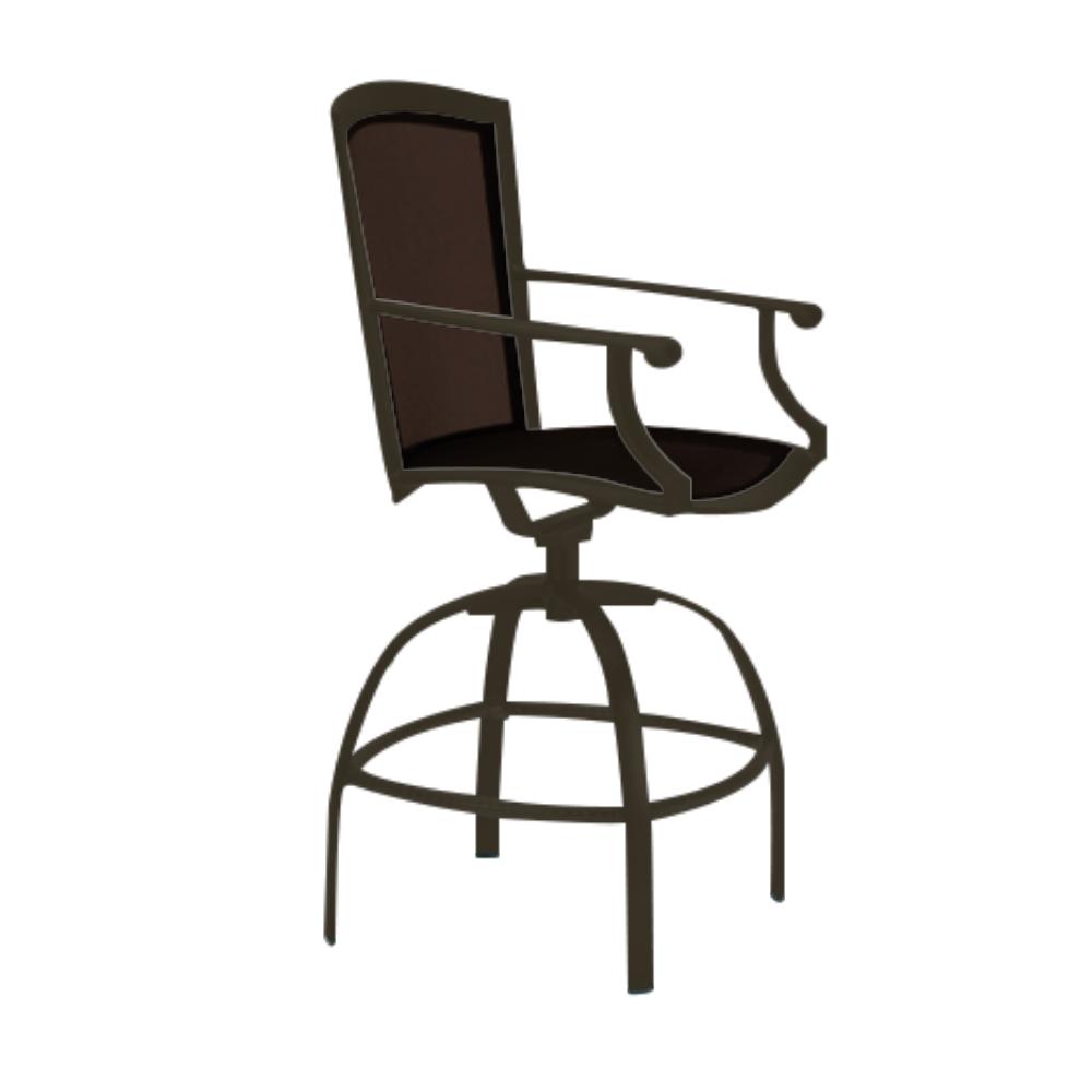 Brown Jordan Sling Swivel Bar Chair by Brown Jordan 