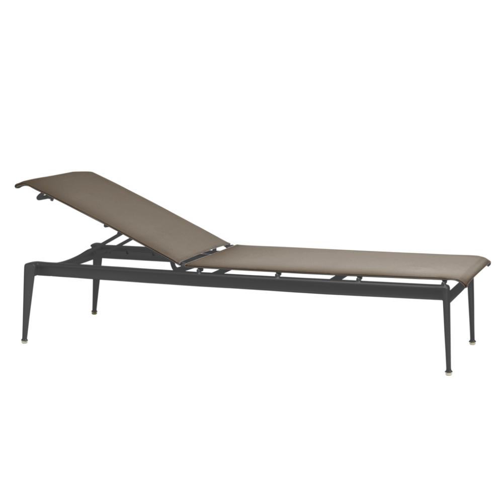 Brown Jordan Sling Stacking Adjustable Chaise w/o Arms by Brown Jordan 