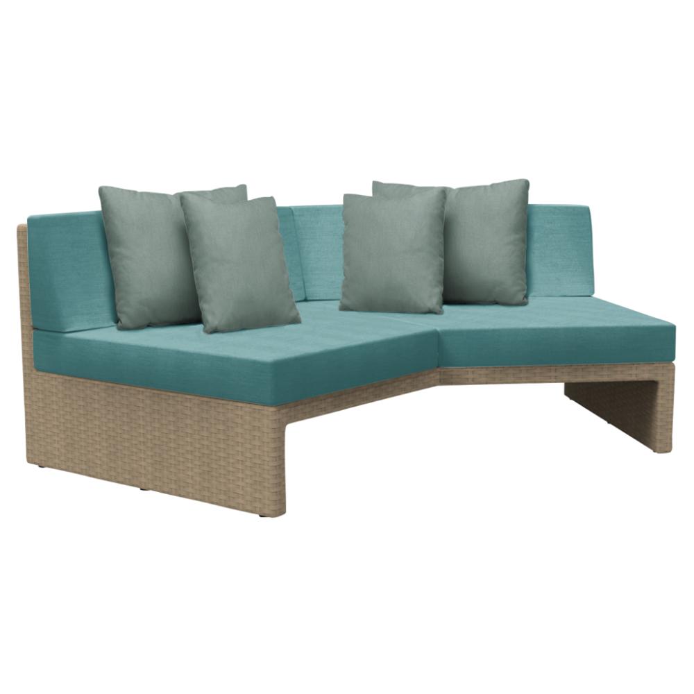 Brown Jordan Angled Sectional by Brown Jordan 