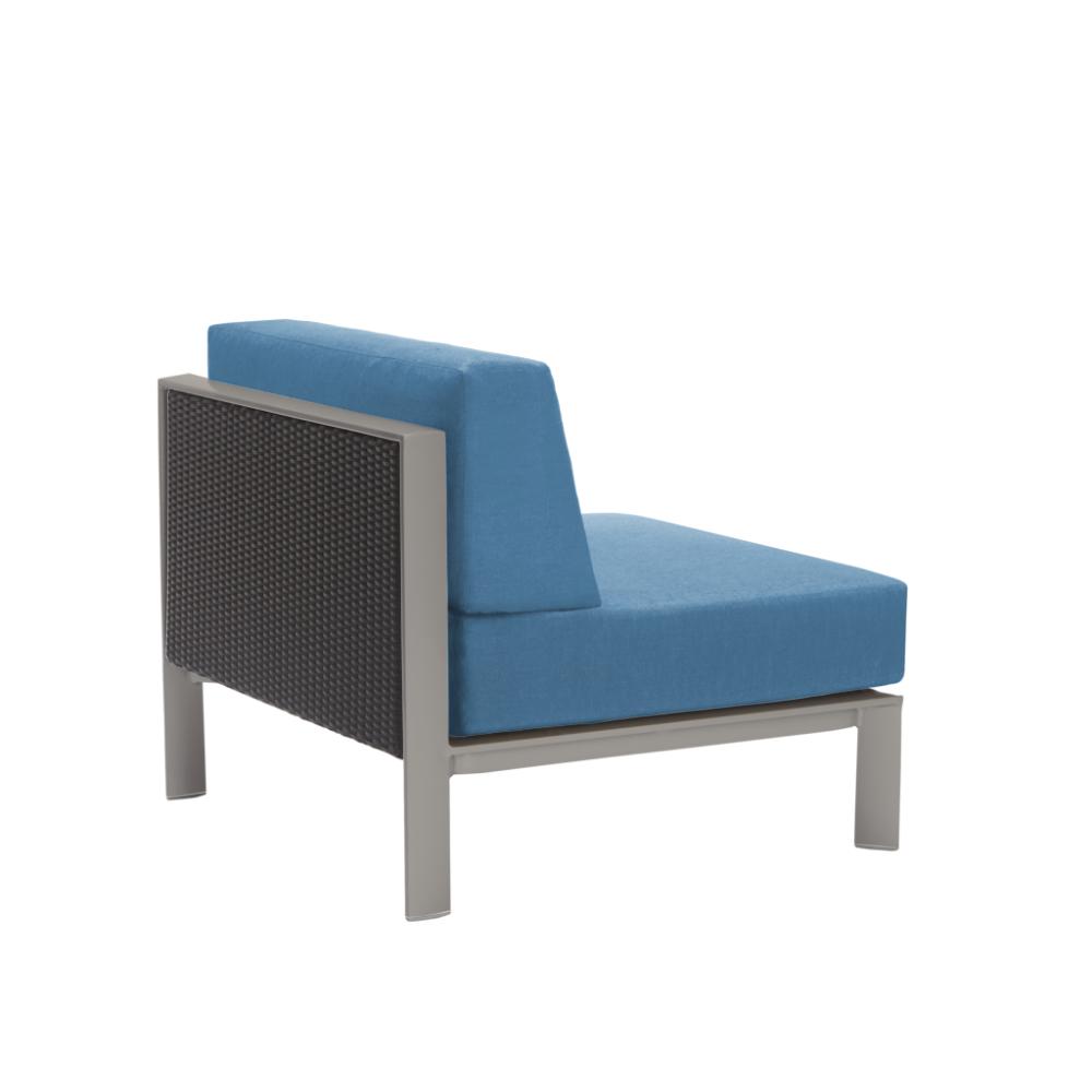 Brown Jordan Center Sectional w/ Woven Panel by Brown Jordan 