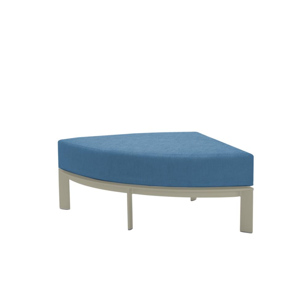 Brown Jordan Quarter Round Ottoman by Brown Jordan 
