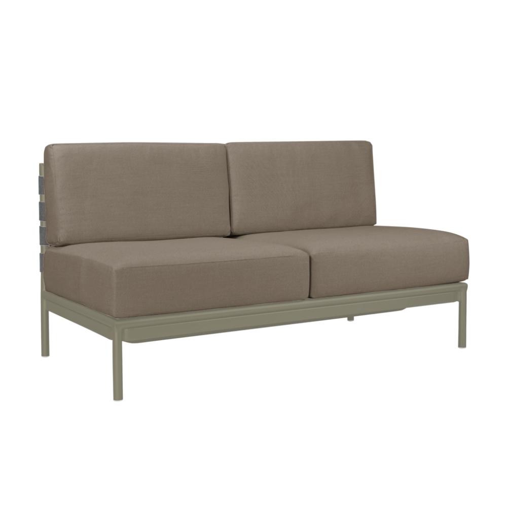 Brown Jordan Armless Loveseat (Sectional) by Brown Jordan 