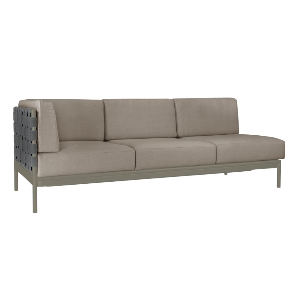 Brown Jordan Left Arm Facing Sofa (Sectional) by Brown Jordan 