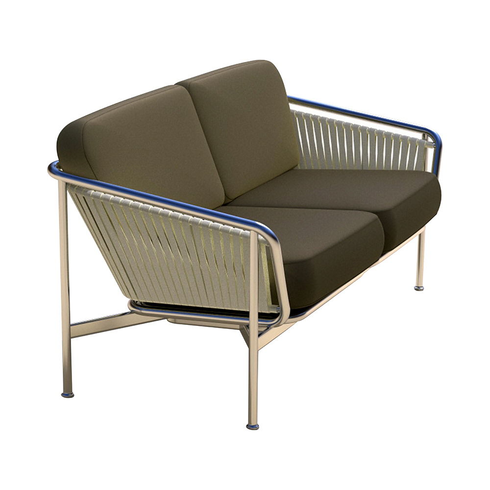 Brown Jordan Loveseat Lounger by Brown Jordan 