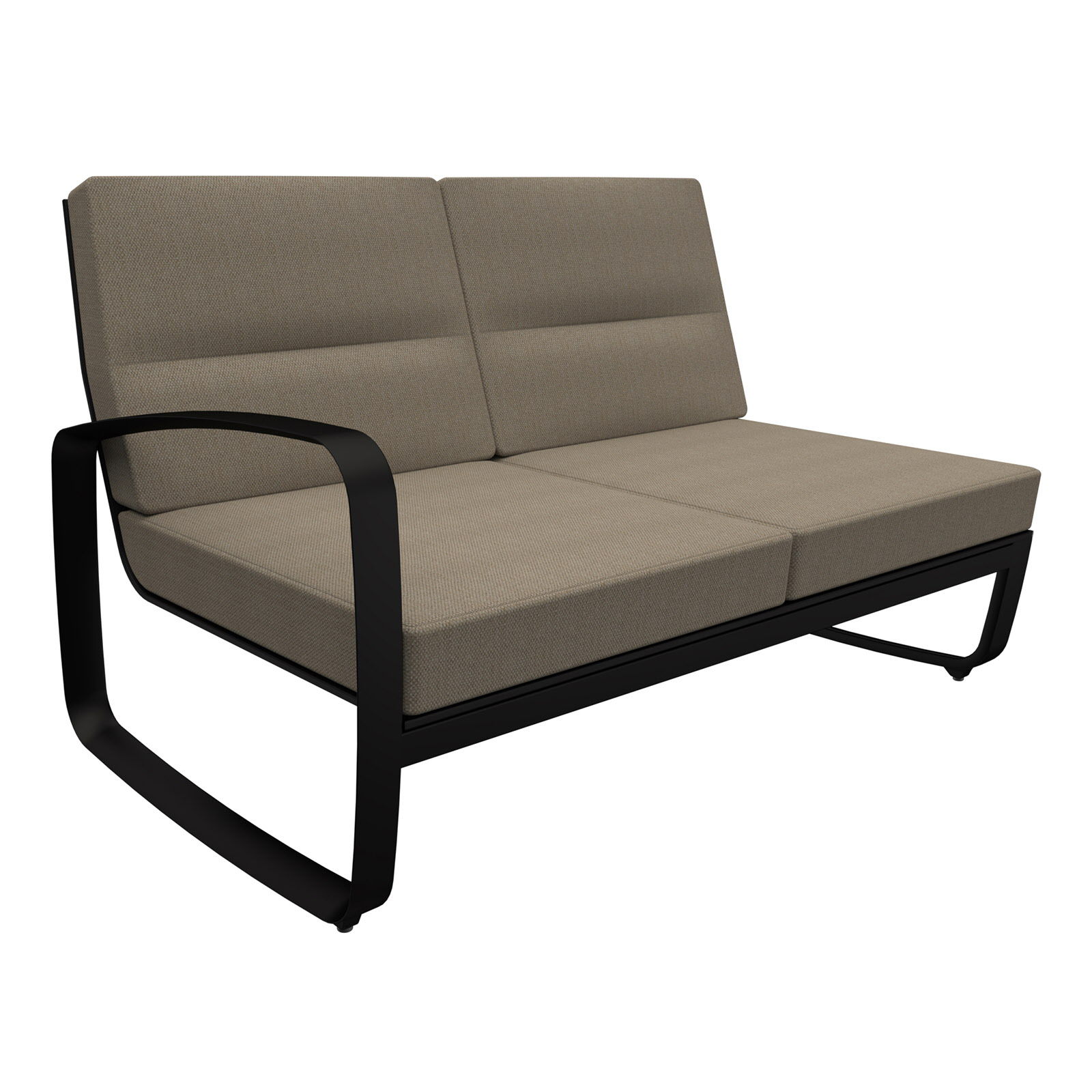 Brown Jordan Left Arm Loveseat Sectional by Brown Jordan 