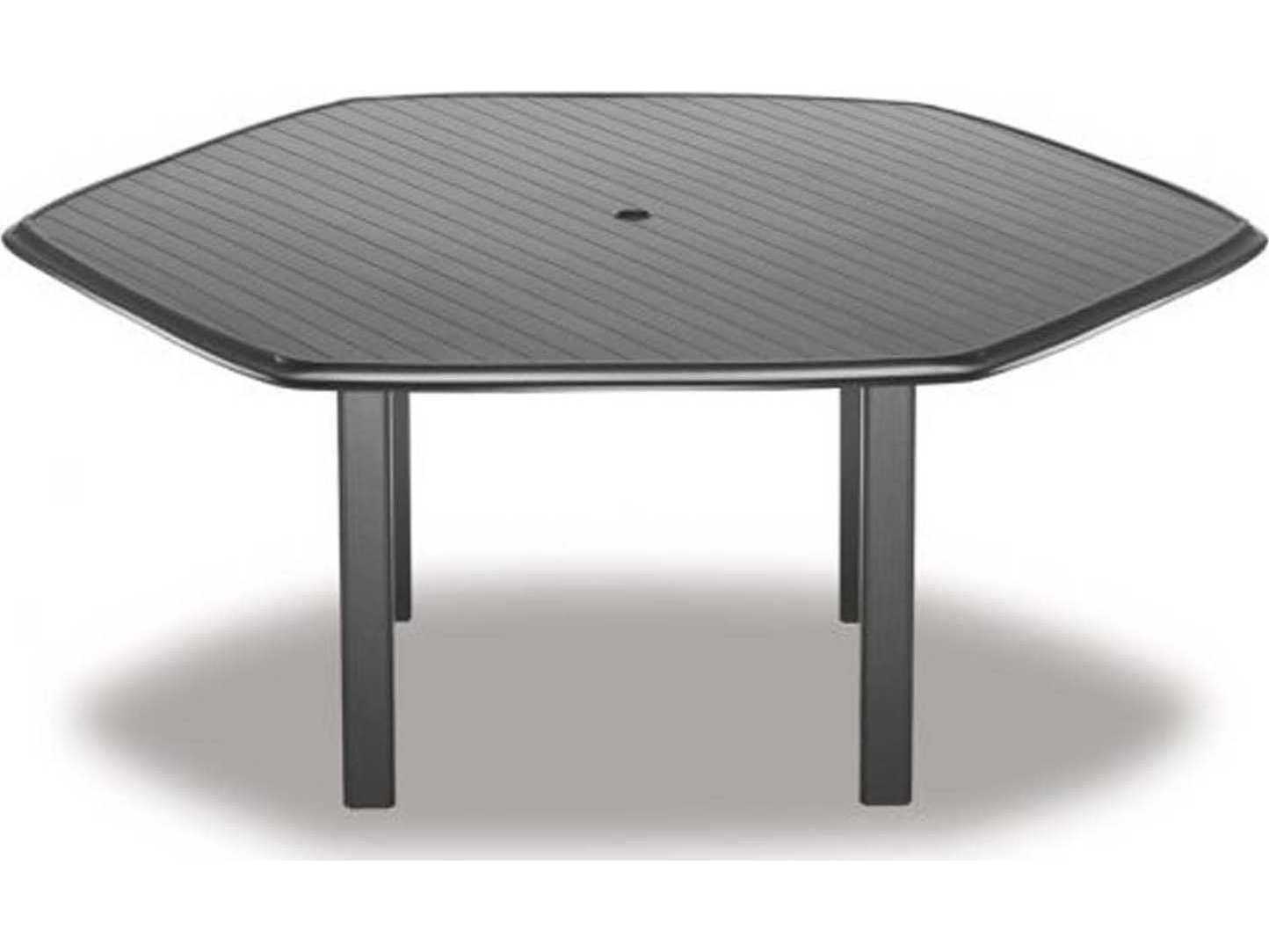 Telescope 63" Hexagonal Dining Height Table w/ Hole by Telescope 