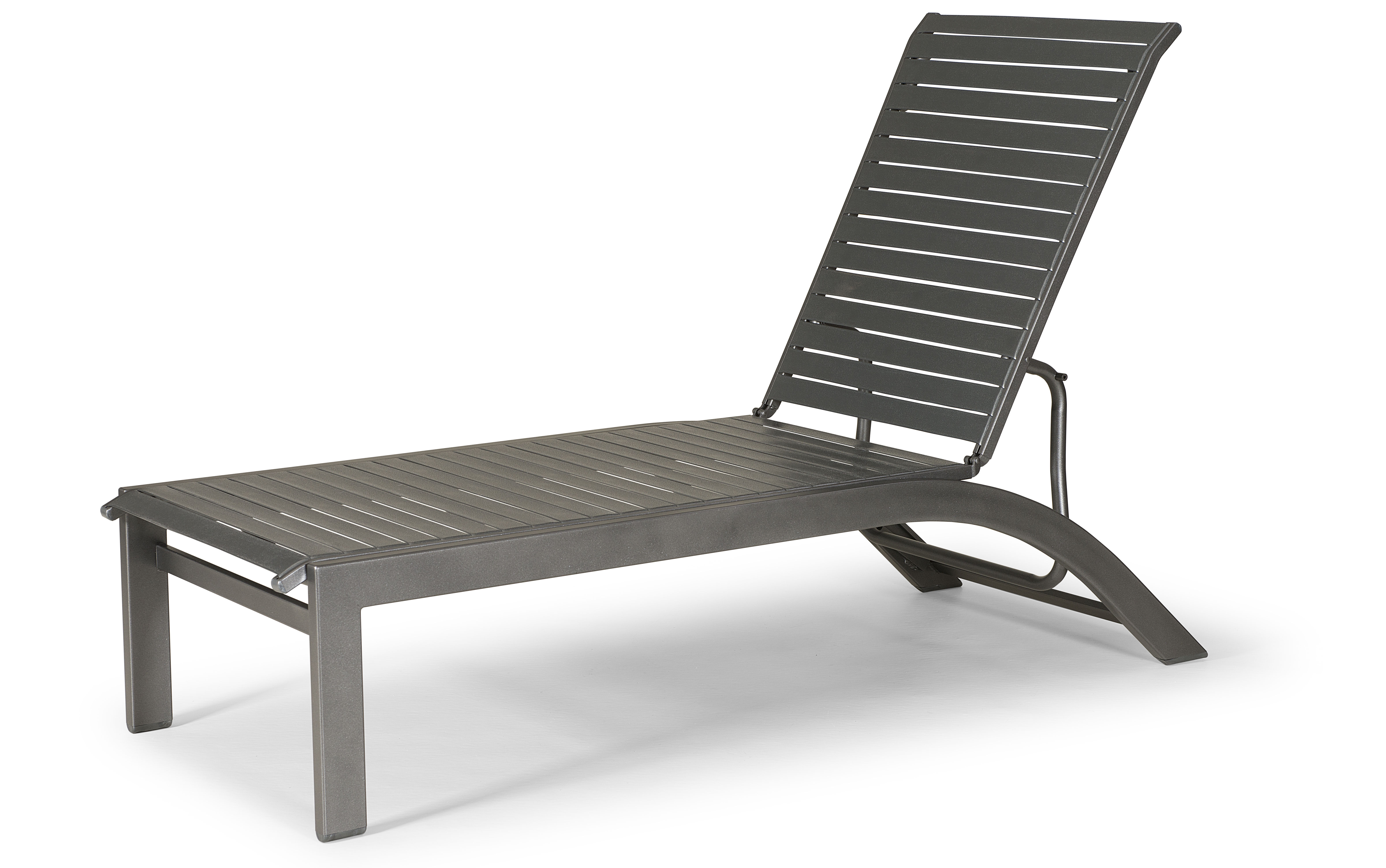Telescope Stackable Strap Lay Flat Armless Chaise by Telescope 