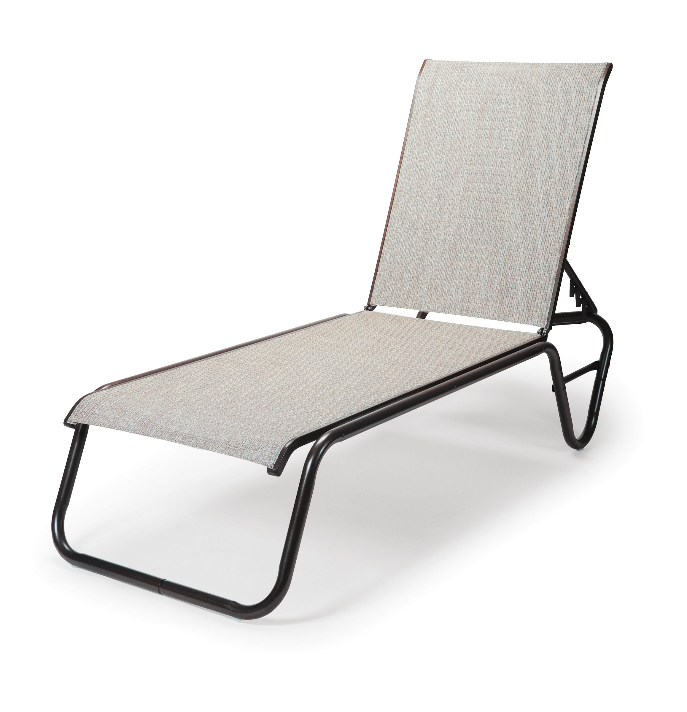 Telescope Stackable Sling Four-Position Lay Flat Armless Chaise by Telescope 