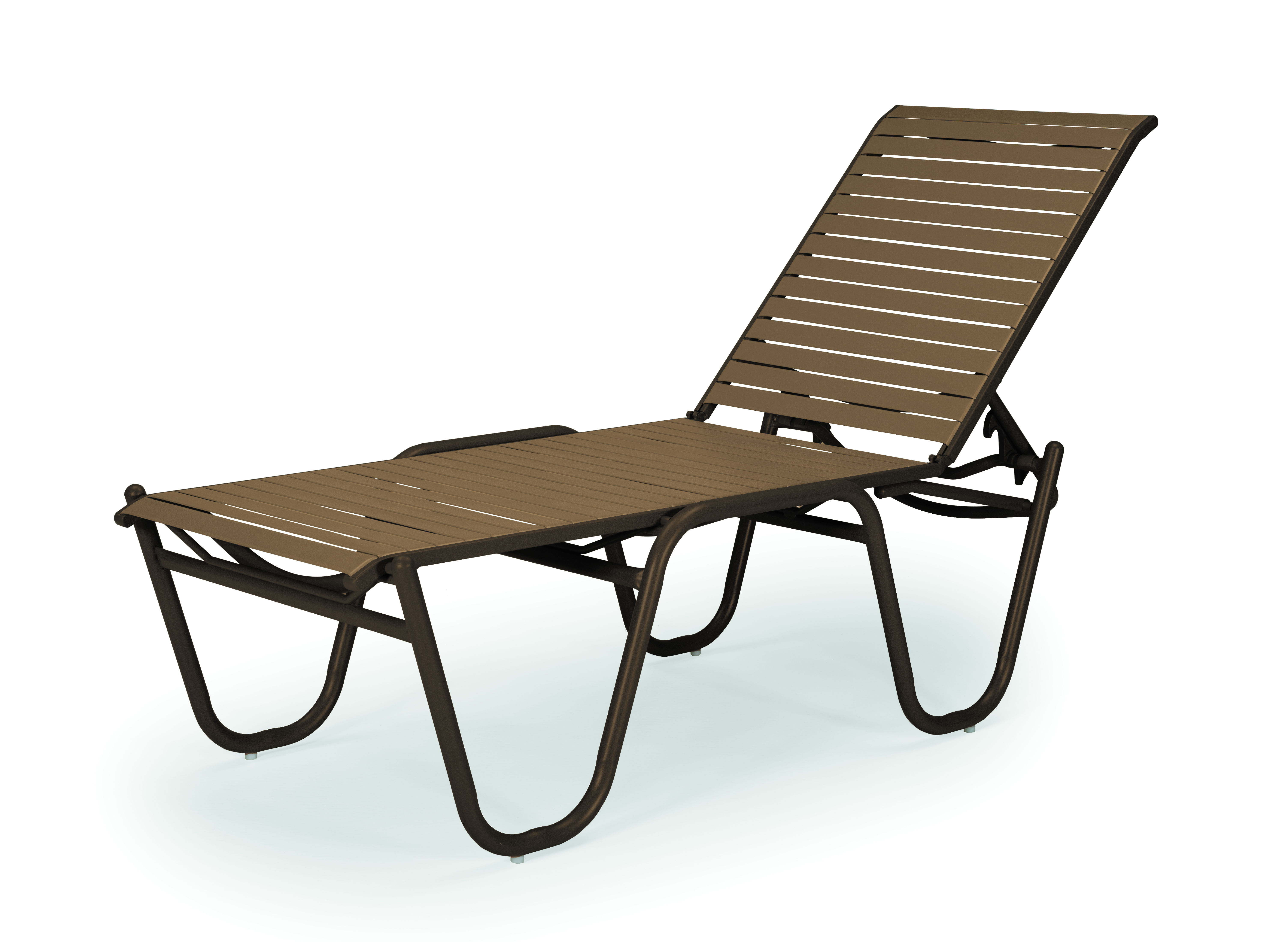 Telescope Stackable Strap Four-Position High Bed Lay Flat Armless Chaise by Telescope 