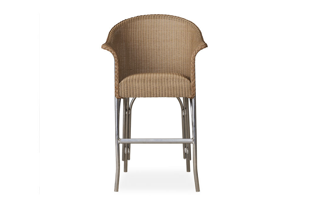 Lloyd Flanders All Seasons Bar Stool with Padded Seat By Lloyd Flanders 