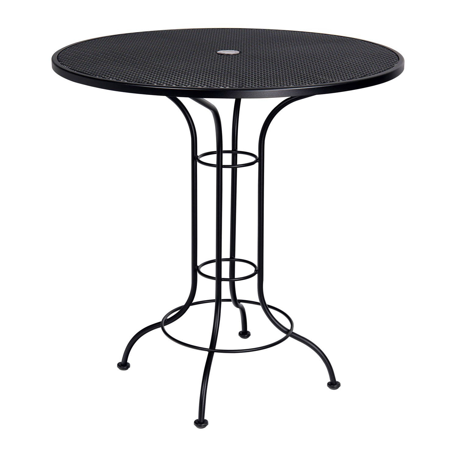 Woodard Mesh Top Bar Table By Woodard 