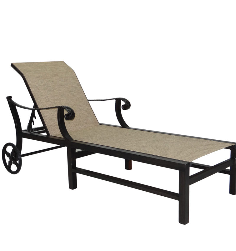 Castelle Sling Chaise Lounge By Castelle 