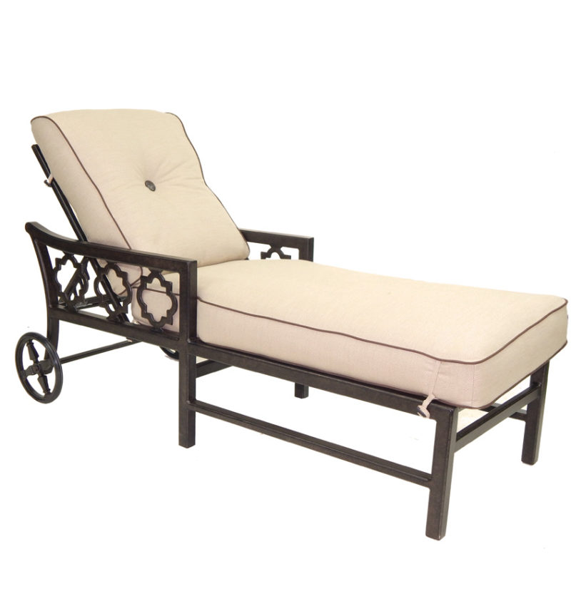 Castelle Cushioned Chaise Lounge By Castelle 