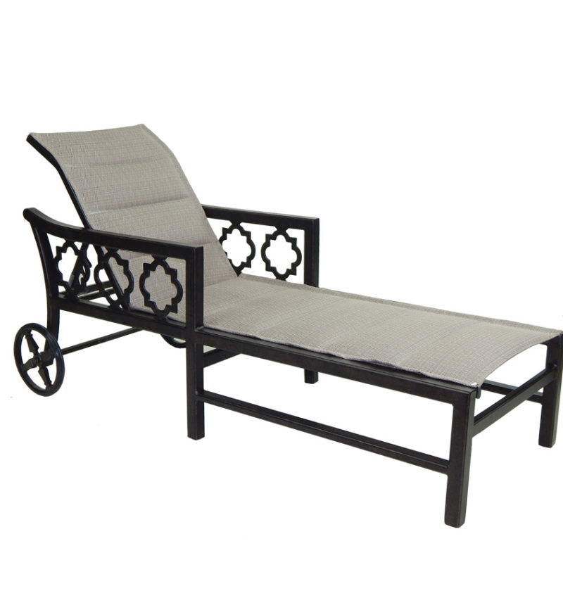 Castelle Padded Sling Chaise Lounge By Castelle 