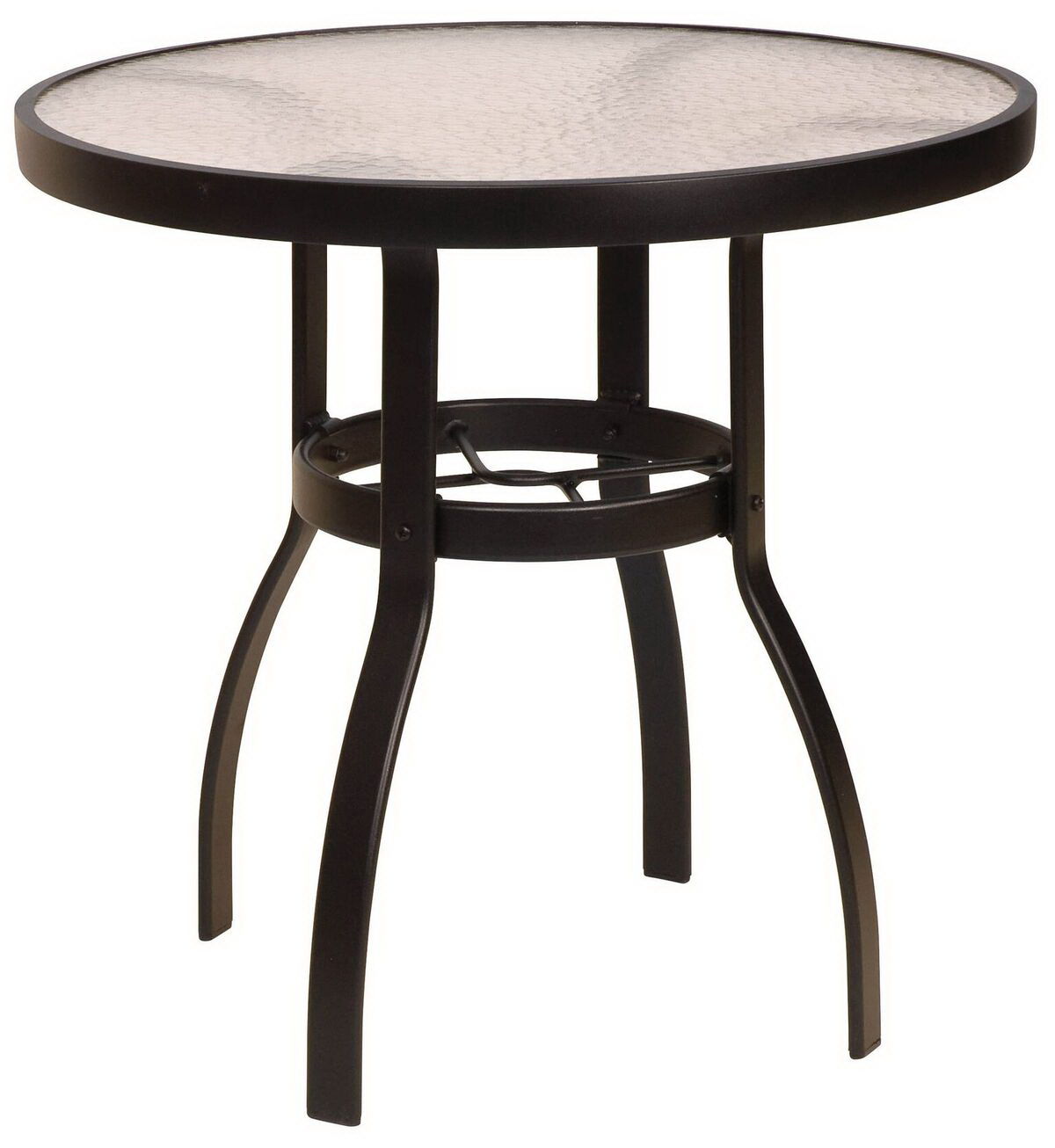Woodard Acrylic Top Bistro Table By Woodard 