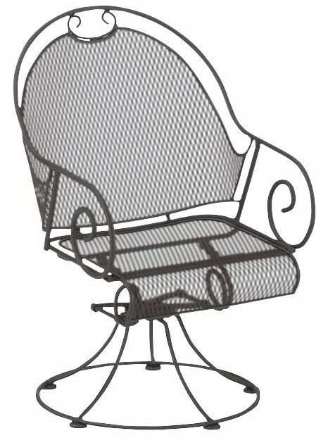 Woodard Barrel Swivel Rocker By Woodard 