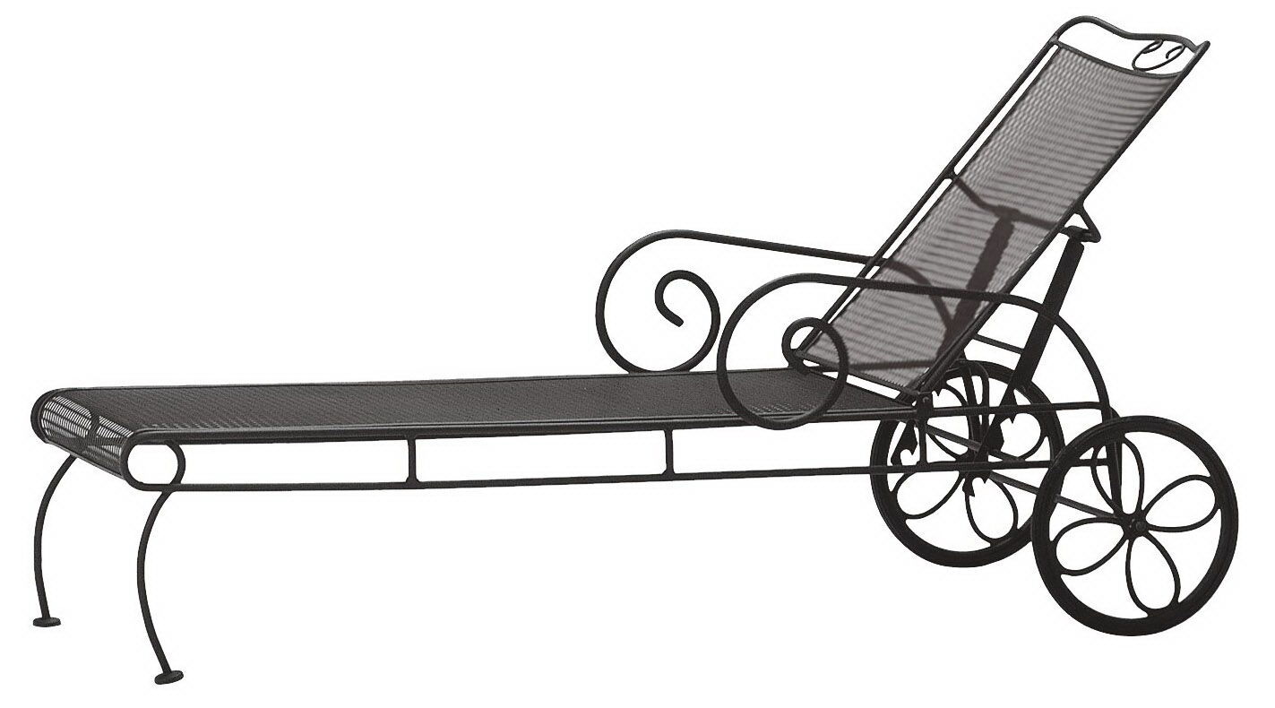Woodard Chaise Lounge By Woodard 