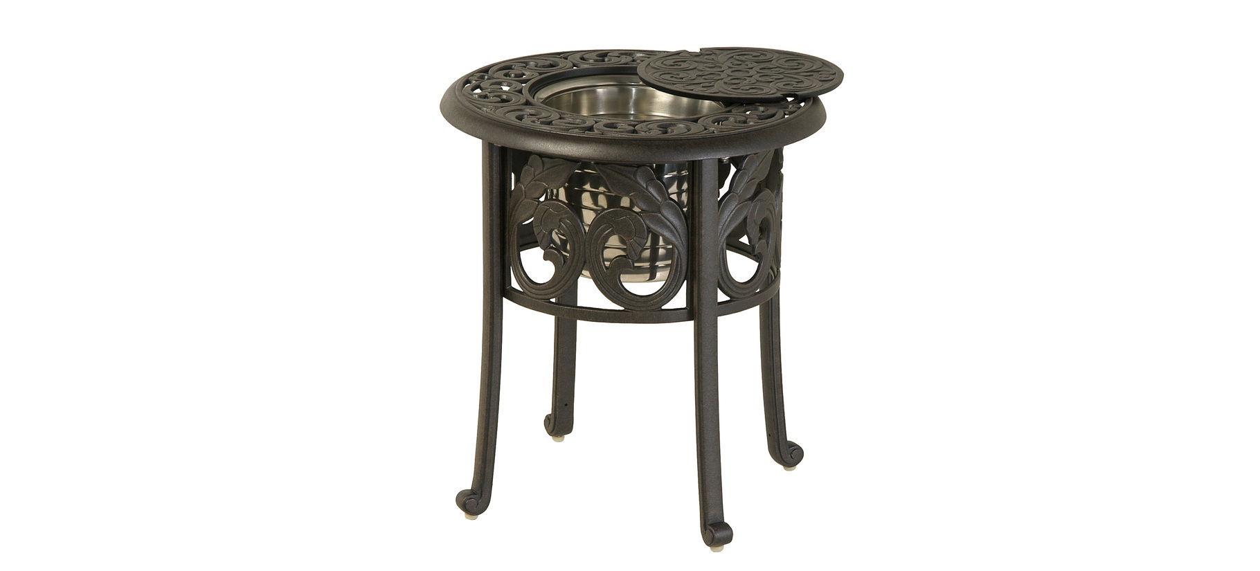 Hanamint 20" Round Ice Bucket Side Table by Hanamint 
