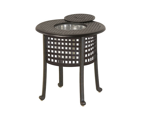 Hanamint 20" Round Ice Bucket Side Table by Hanamint 