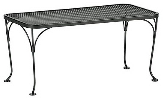 Woodard Mesh Top Occasional Table By Woodard 