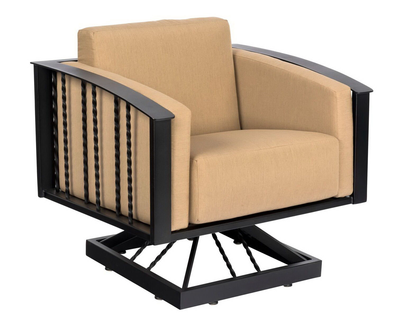 Woodard Comstock Swivel Rocking Lounge Chair By Woodard 