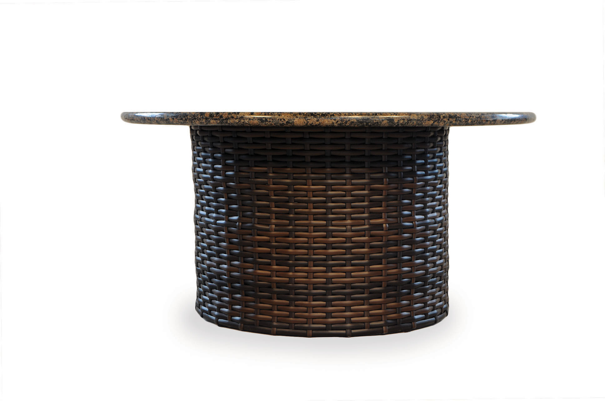 Lloyd Flanders Round Fire Table By Lloyd Flanders 