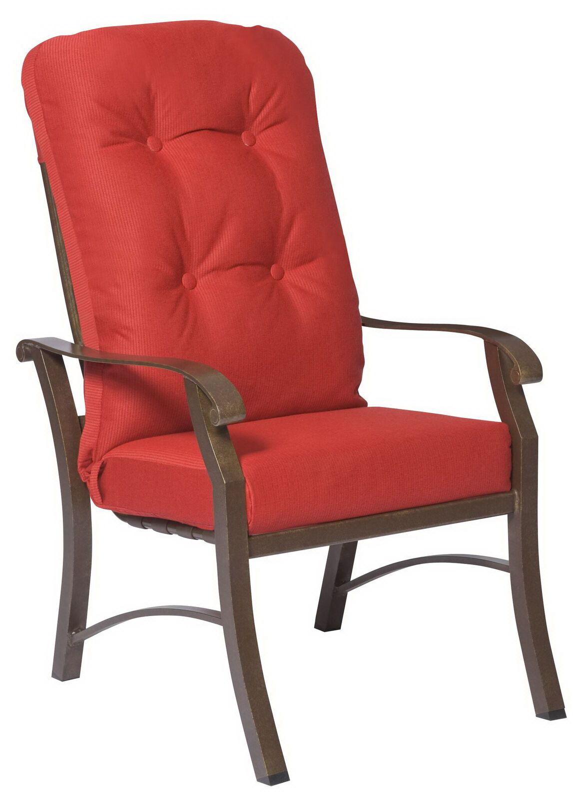 Woodard High Back Dining Arm Chair By Woodard 