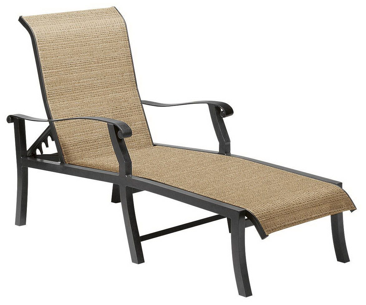 Woodard Chaise Lounge By Woodard 