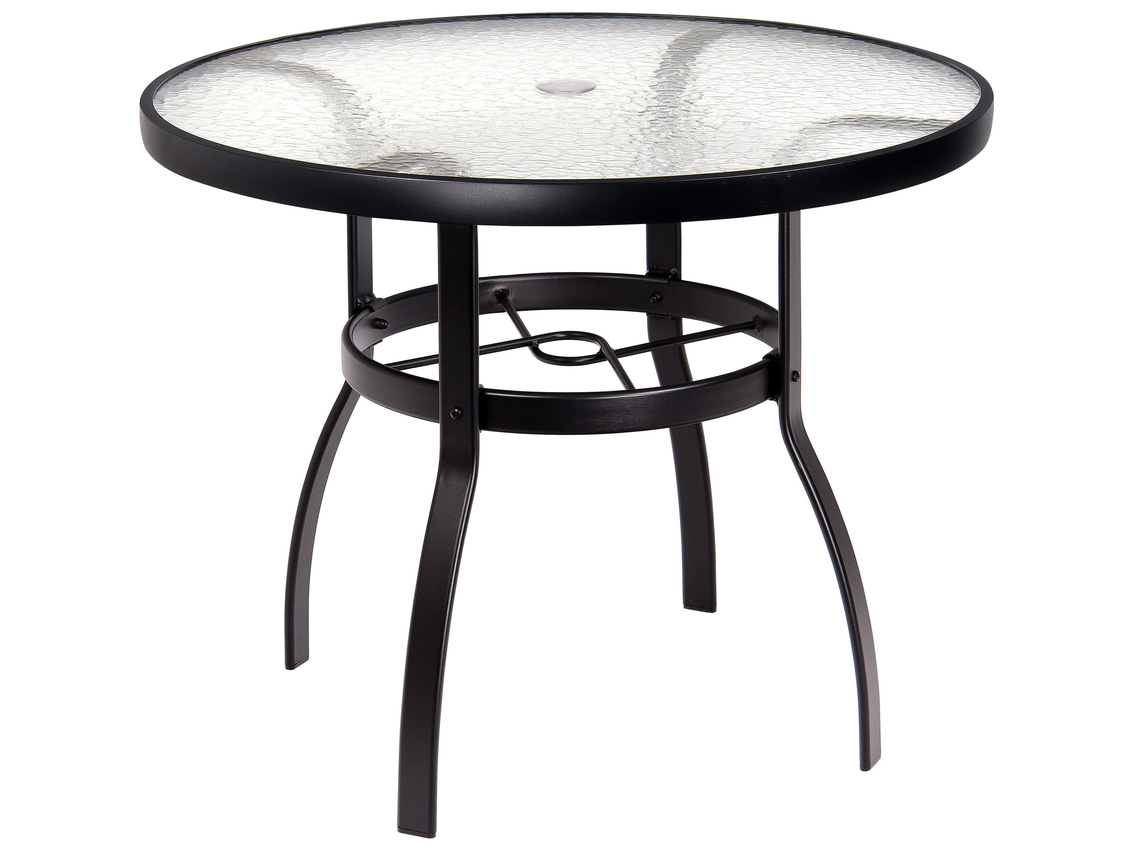 Woodard Acrylic Top Dining Table By Woodard 