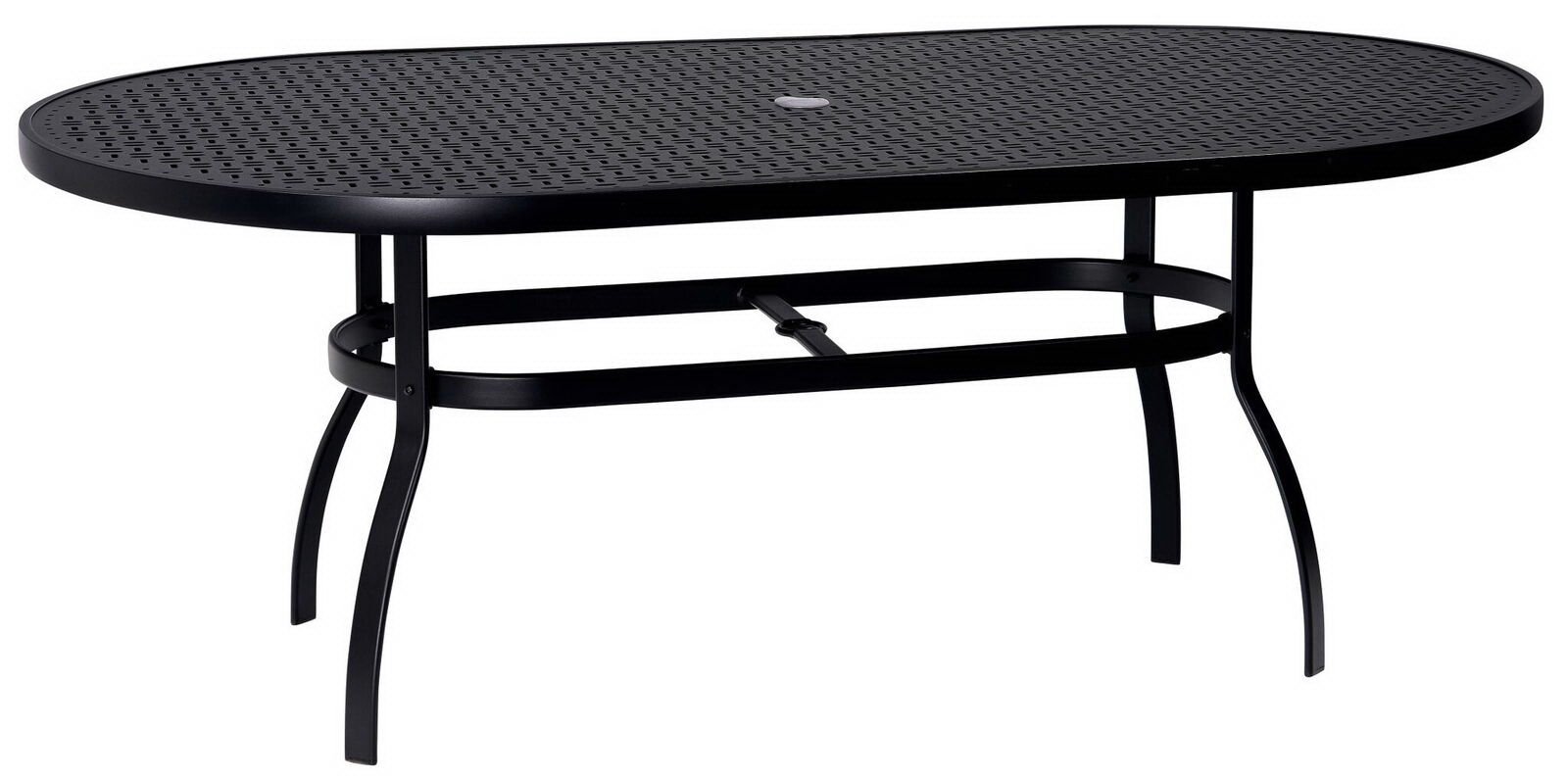 Woodard Lattice Top Large Dining Table By Woodard 